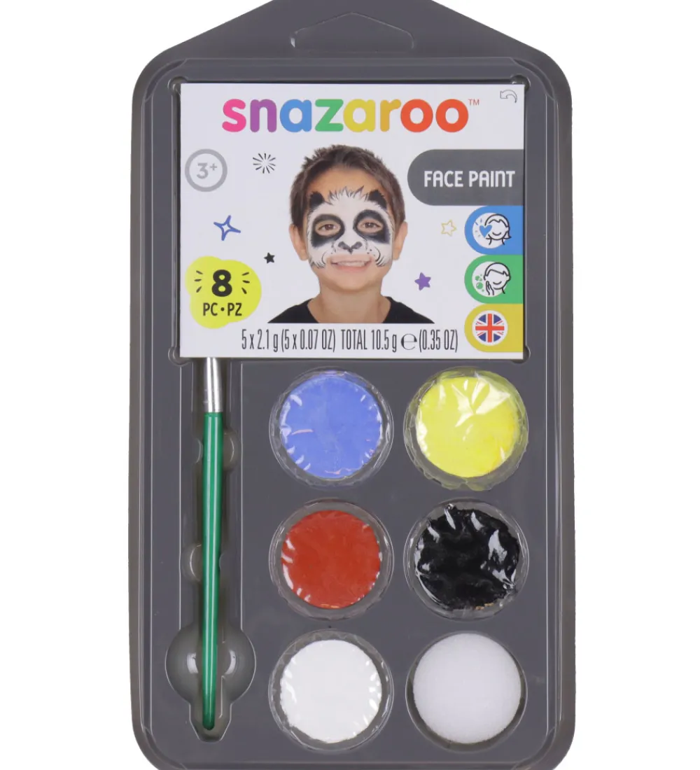Snazaroo Rolleleg|Sminke*Ansigtsmaling - Summer - 7 Dele + 1 Idehæfte