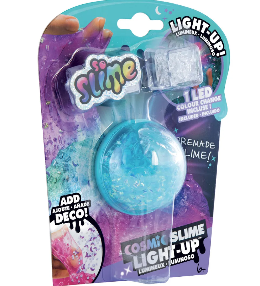 Slim-So Slime Slim - Light Up Cosmic Crunch - Assorteret