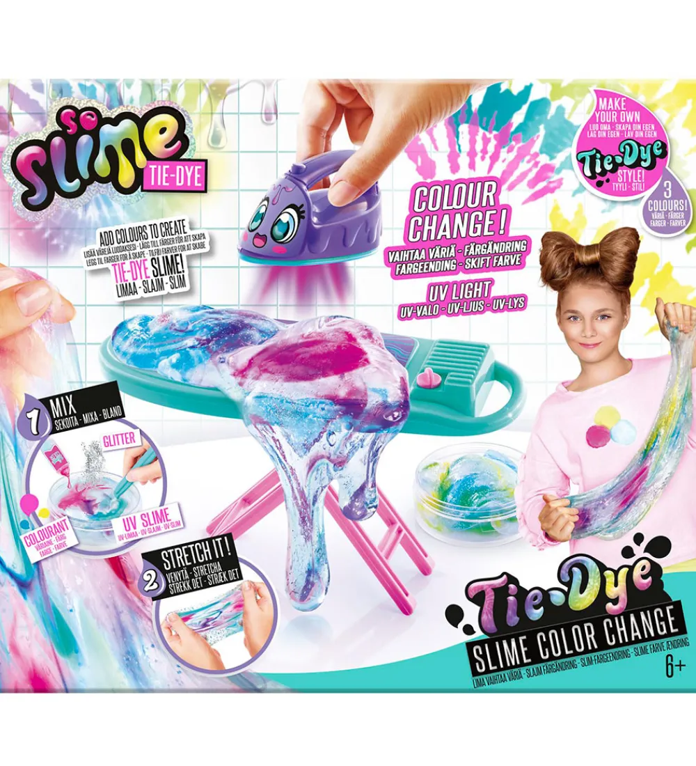 Slim-So Slime Slim - Tie Dye Color Change Table & Iron