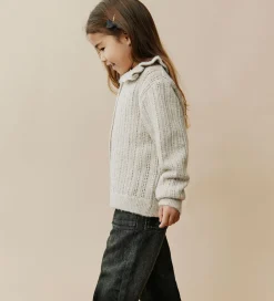 Striktrøjer-Sofie Schnoor Cardigan - Strik - Hennysk - Ecru Melange