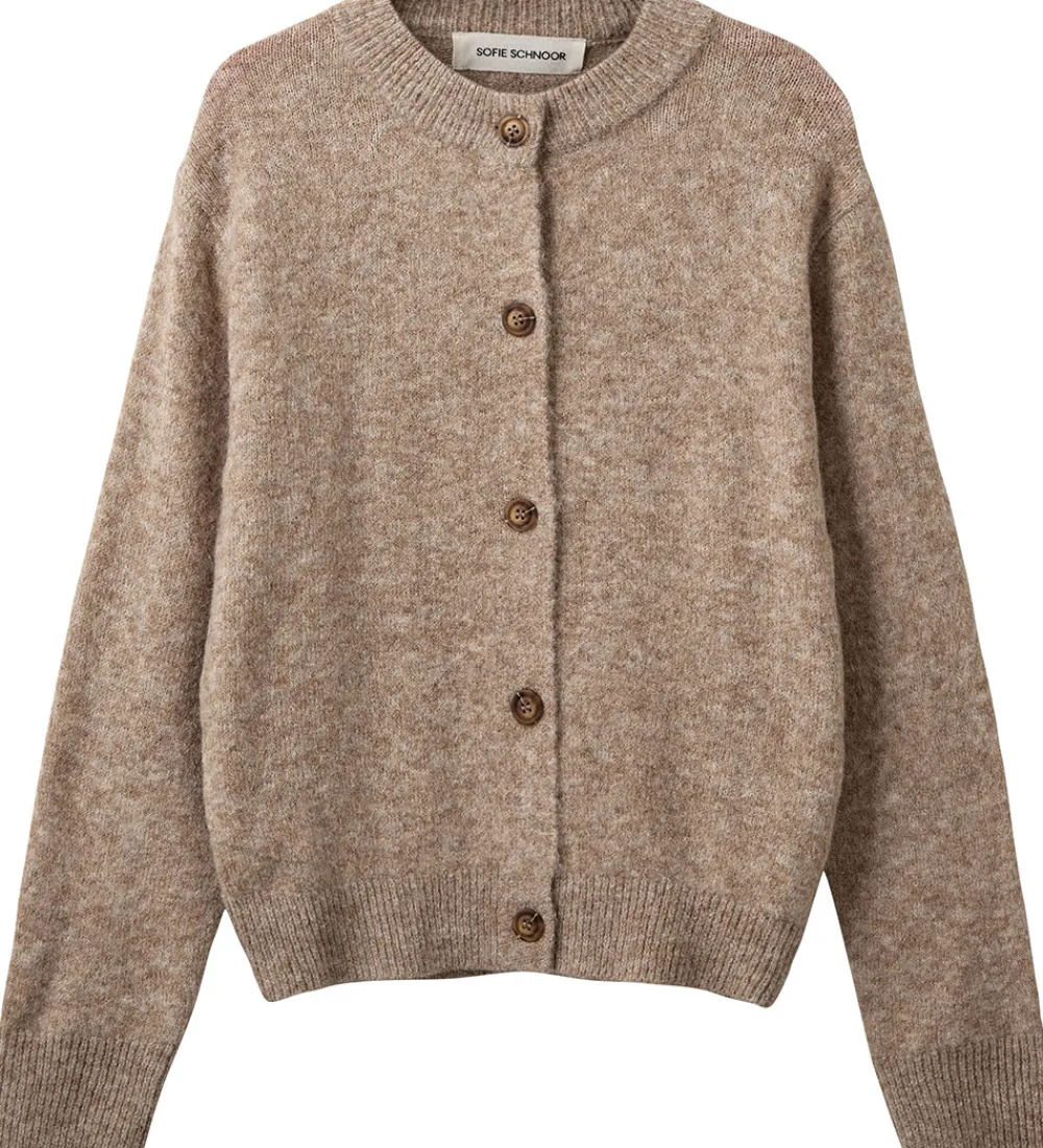 Striktrøjer-Sofie Schnoor Cardigan - Strik - MauraSY - Deer Melange