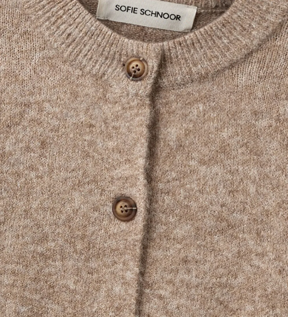 Striktrøjer-Sofie Schnoor Cardigan - Strik - MauraSY - Deer Melange