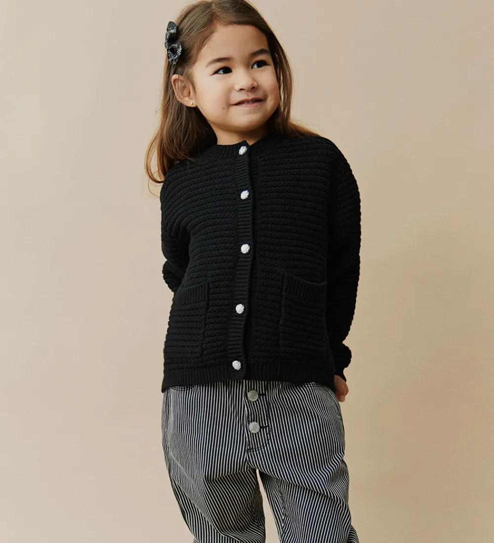 Striktrøjer-Sofie Schnoor Cardigan - Strik - Kyrask - Sort