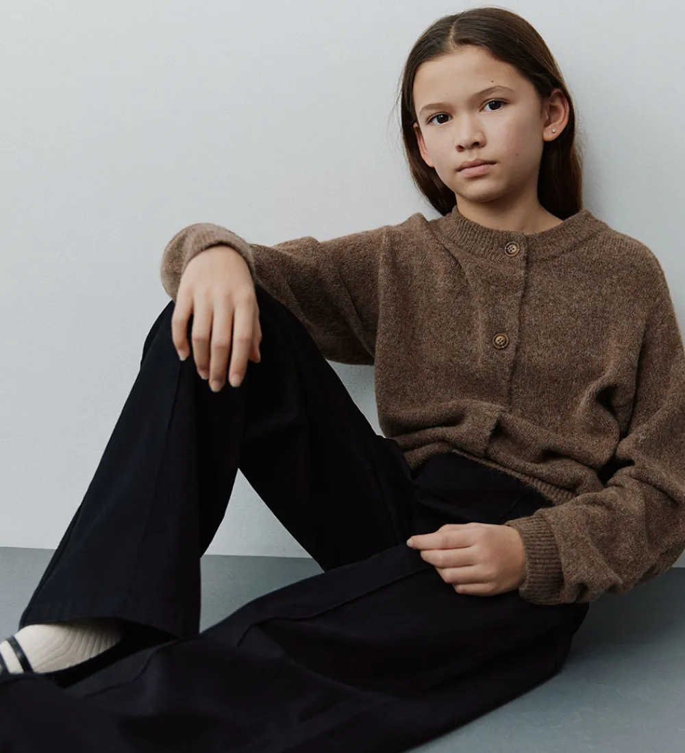 Striktrøjer-Sofie Schnoor Cardigan - Strik - MauraSY - Brown Melange