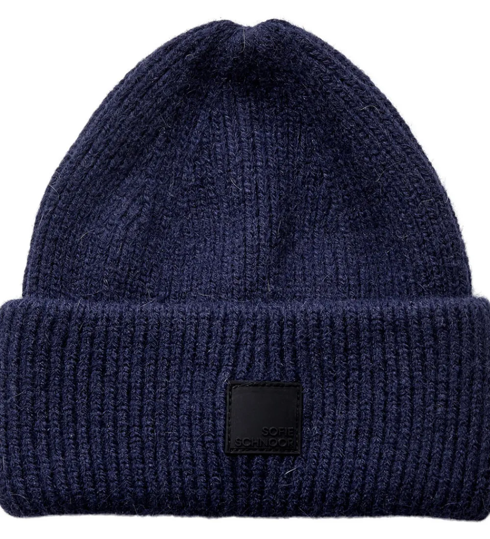Sofie Schnoor Huer Og Hatte*Hue - Strik/Rib - Hannah - Navy