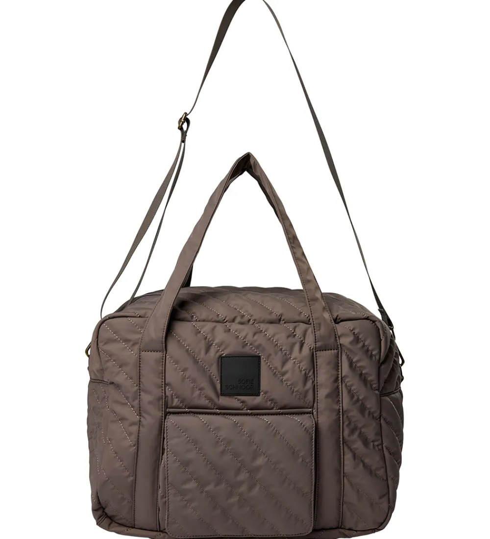 Pusletasker-Sofie Schnoor Pusletaske - Quiltet - Dusty Brown