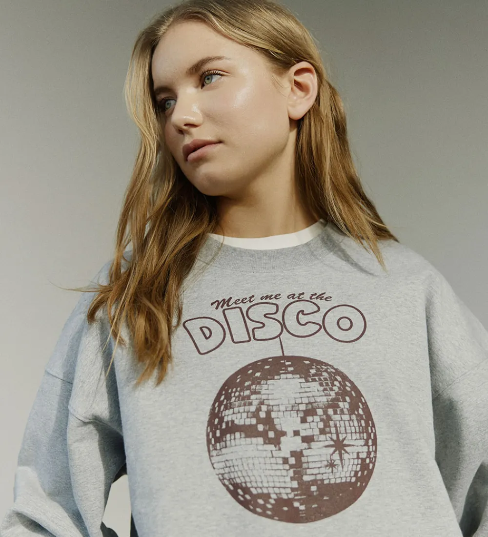 Sofie Schnoor Sweatshirts*Sweatshirt - Elisy - Gråmeleret