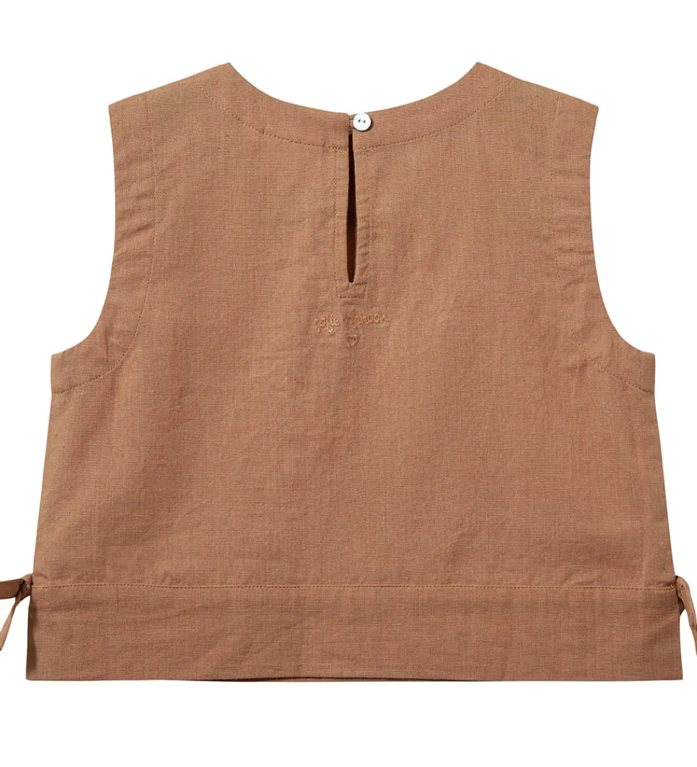 Sofie Schnoor Toppe*Top - Bomuld/Hør - Ezmask - Rose Brown