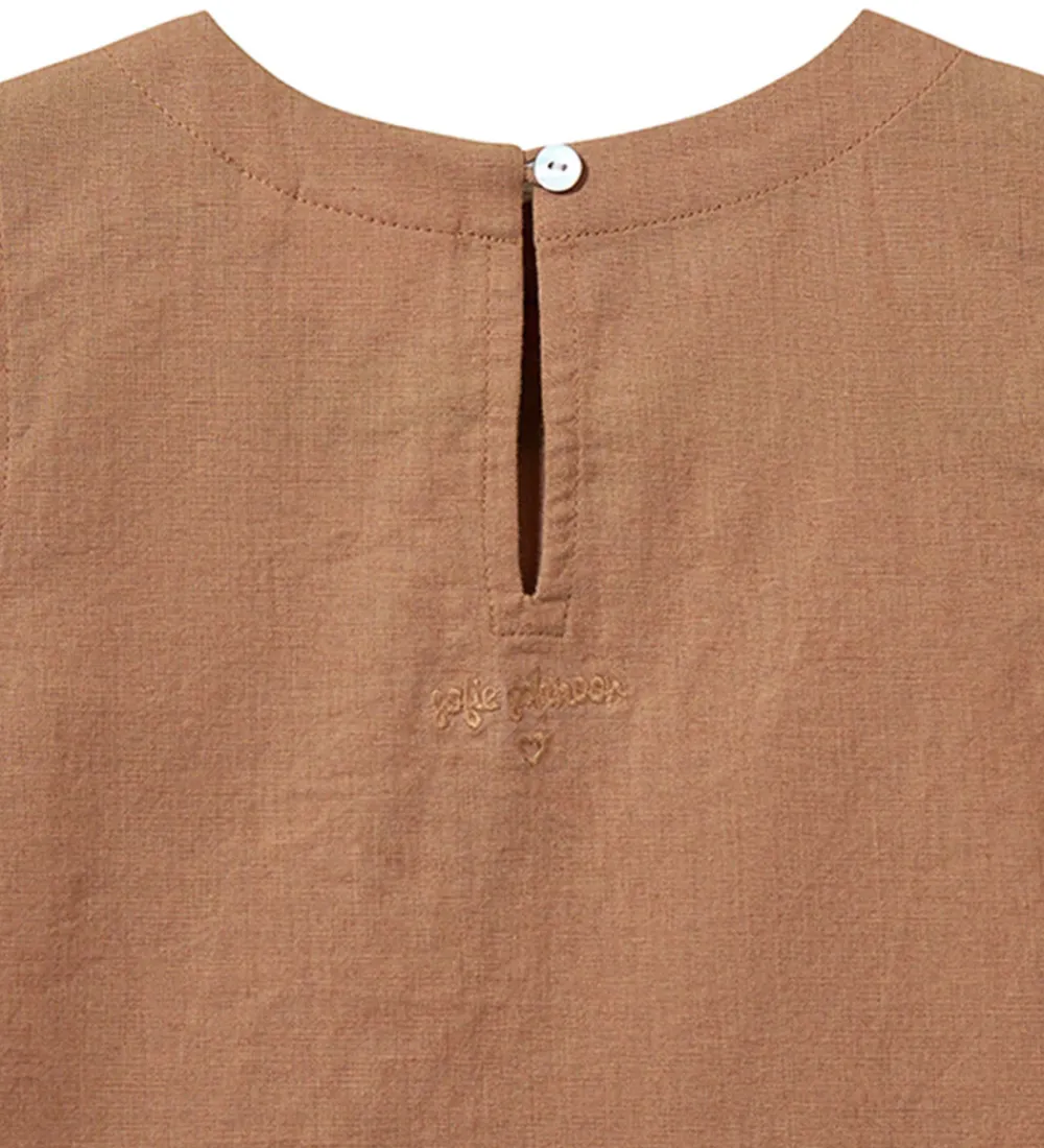 Sofie Schnoor Toppe*Top - Bomuld/Hør - Ezmask - Rose Brown
