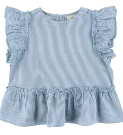 Sofie Schnoor Toppe*Top - Sallysy - Light Blue Stripe