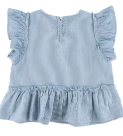 Sofie Schnoor Toppe*Top - Sallysy - Light Blue Stripe