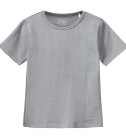 Sofie Schnoor Basis*T-shirt - Rib - Stone Blue
