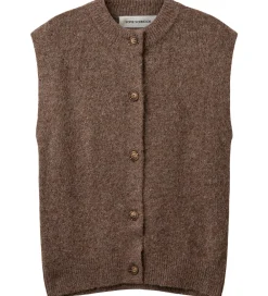 Veste-Sofie Schnoor Vest - Strik - MagSY - Brown Melange