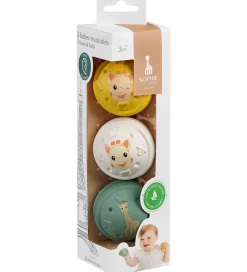 Musikinstrumenter-Sophie la Girafe Musik Bolde - 3 Musical Balls