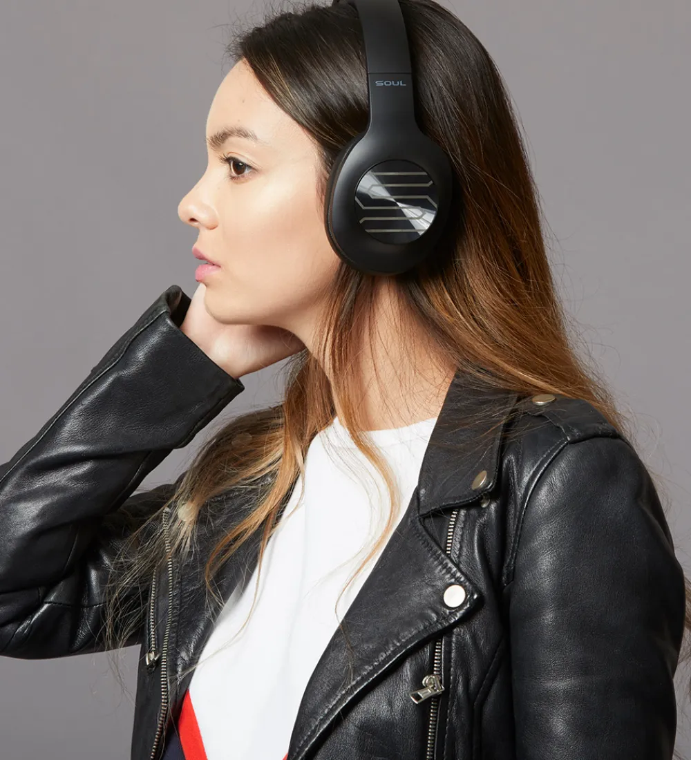 Høretelefoner-Soundliving Høretelefoner - Soul - Over-Ear - Sort