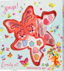 Souza Sminke*Sminkesæt - Øjenskygge/Lipgloss - Butterfly