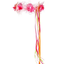 Souza Udklædningstøj|Hårbøjler*Udklædning - Hårbøjle m. Blomster - Paula - Pink/Orange