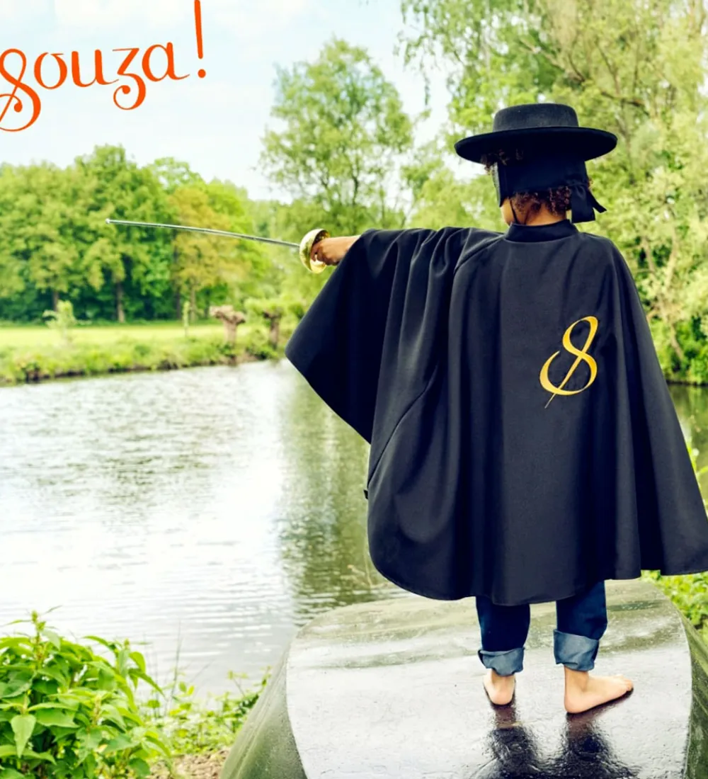 Souza Udklædningstøj*Udklædning - Zorro - Sort