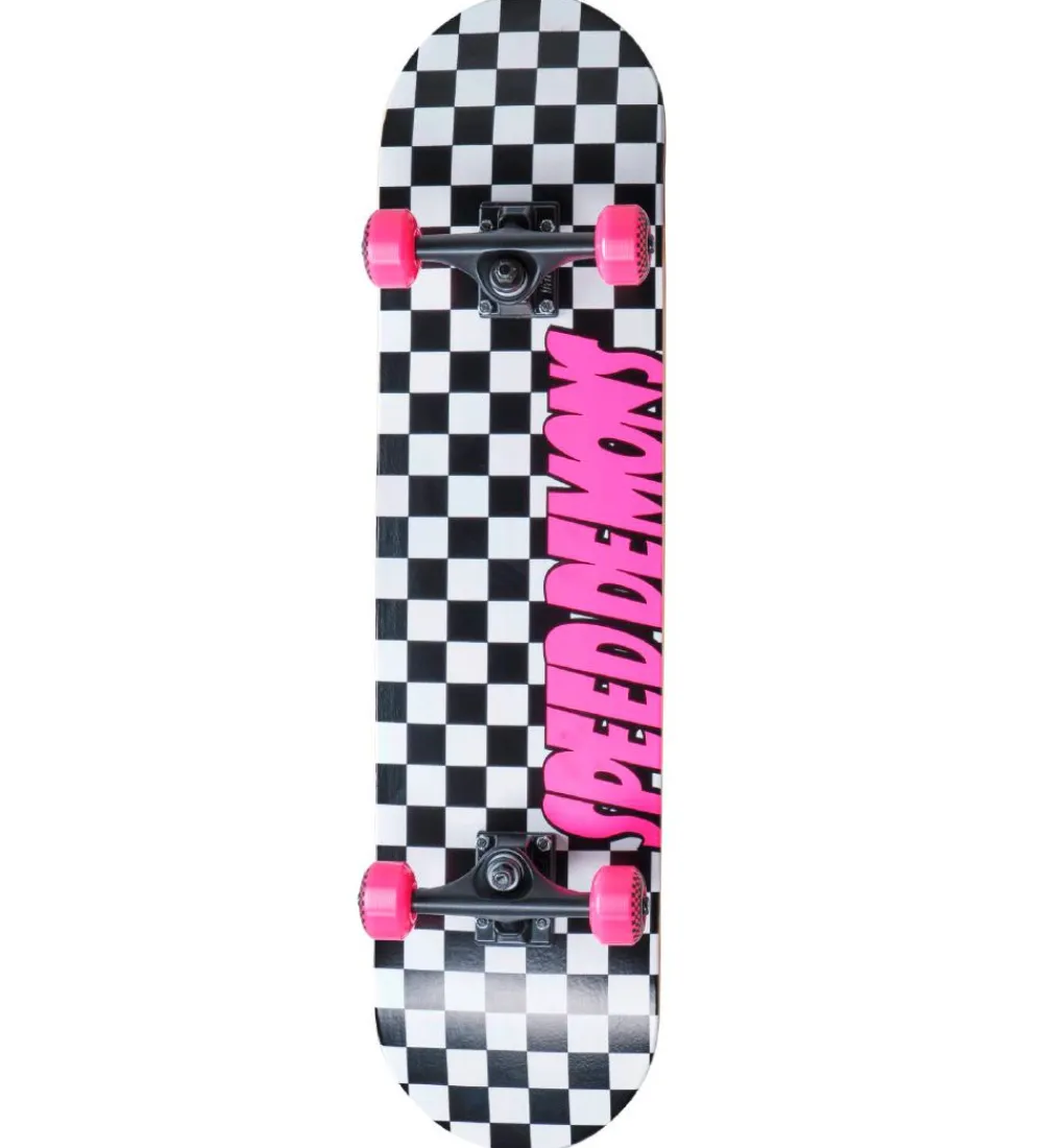 Speed Demons Skateboards*Skateboard - 7.75'' - Checkers Komplet - Pink