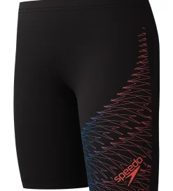 Speedo Svømmetøj|Svømning*Badebukser - Medley Logo - Sort m. Rød