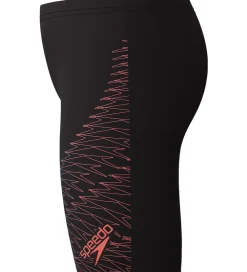 Speedo Svømmetøj|Svømning*Badebukser - Medley Logo - Sort m. Rød