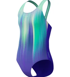 Speedo Svømmetøj|Svømning*Badedragt - Digi Placement Splashback - Grøn/Lilla