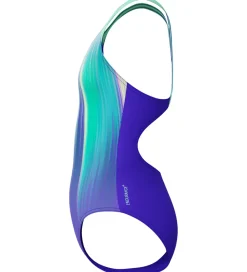 Speedo Svømmetøj|Svømning*Badedragt - Digi Placement Splashback - Grøn/Lilla