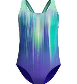 Speedo Svømmetøj|Svømning*Badedragt - Digi Placement Splashback - Grøn/Lilla