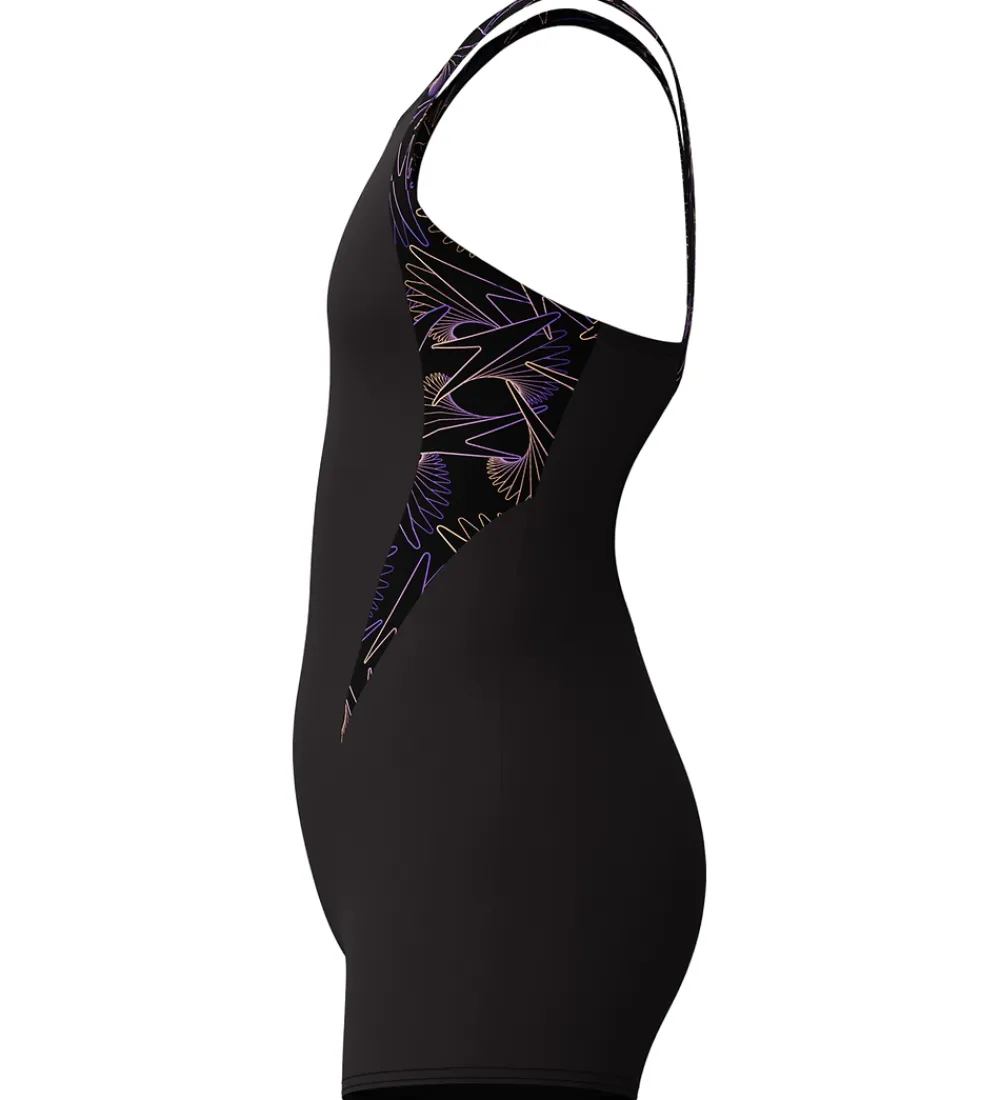 Speedo Svømning|Svømning*Badedragt - HyperBoom Splice Legsuit - Sort/Fersken