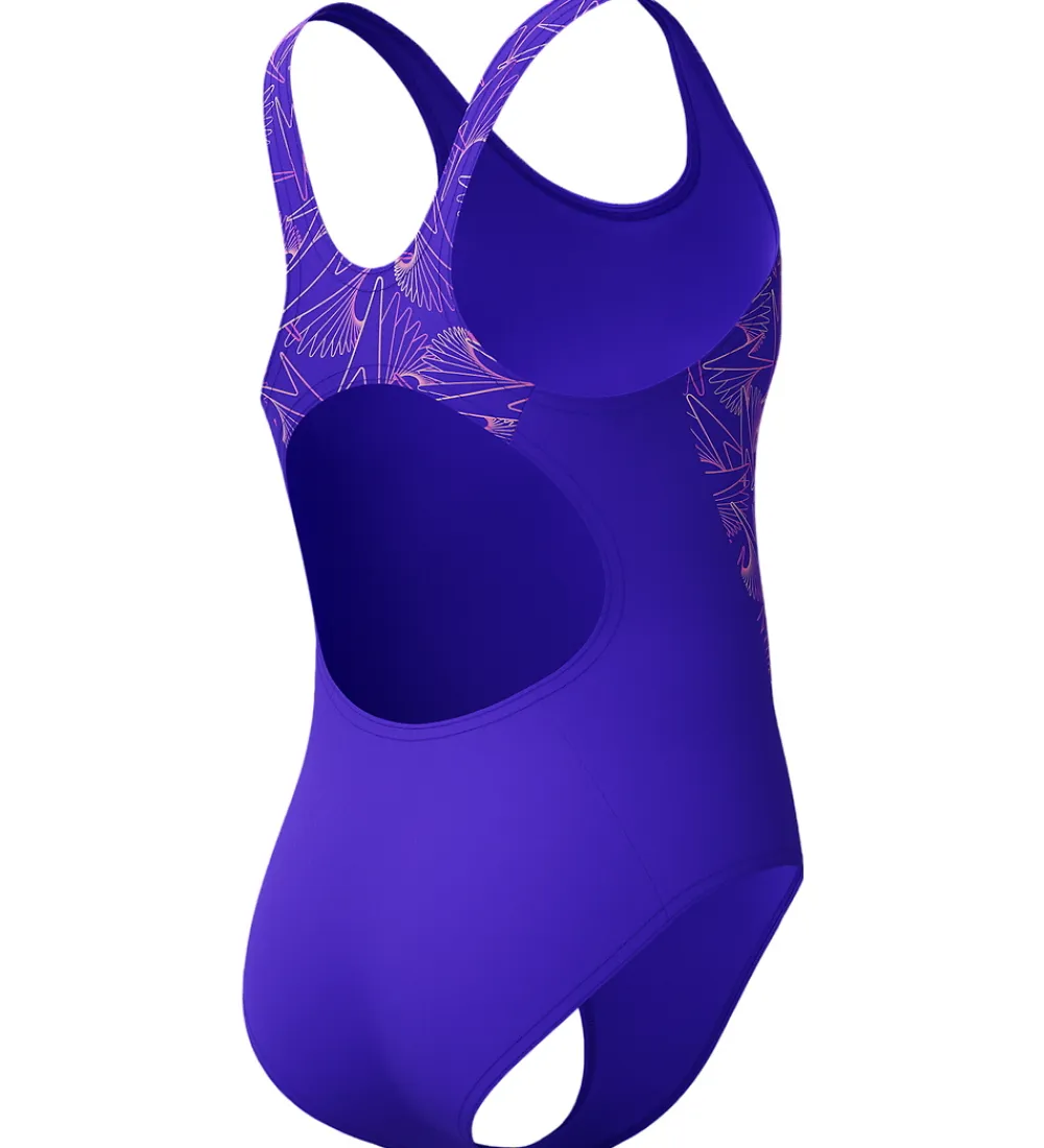 Speedo Svømmetøj|Svømning*Badedragt - HyperBoom Splice Muscleback - Lilla/Pink