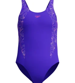 Speedo Svømmetøj|Svømning*Badedragt - HyperBoom Splice Muscleback - Lilla/Pink