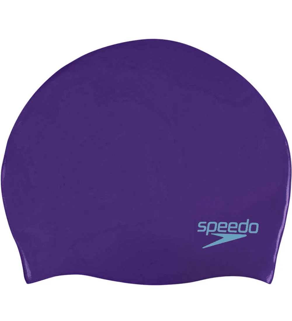Badehætter-Speedo Badehætte - Junior - Silicone - Violet/Turquoise