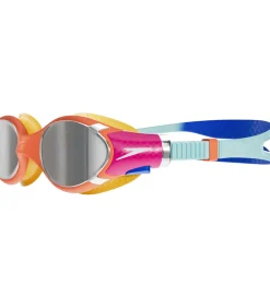 Svømmebriller-Speedo Svømmebriller - BioFuse 2.0 Mirror Junoir - Orange/Blue