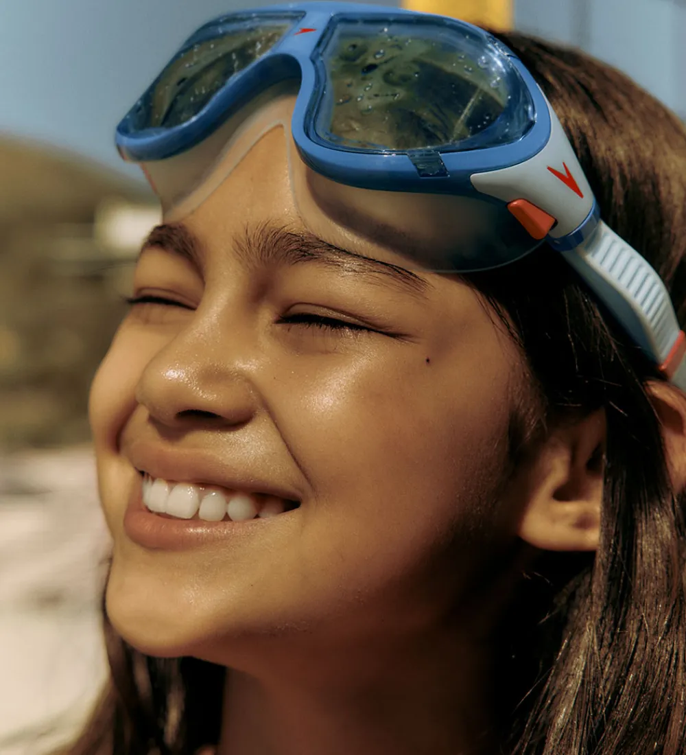 Svømmebriller|Svømning-Speedo Svømmebriller - Junior Biofuse 2.0 Mask - Blå