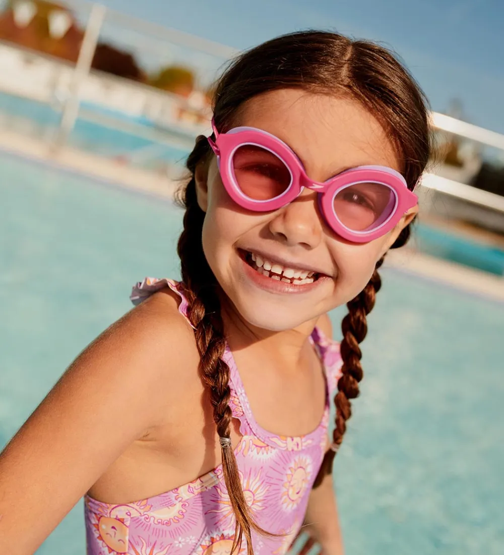 Svømmebriller-Speedo Svømmebriller - Sunny G Sea Shells Junior - Dark Pink