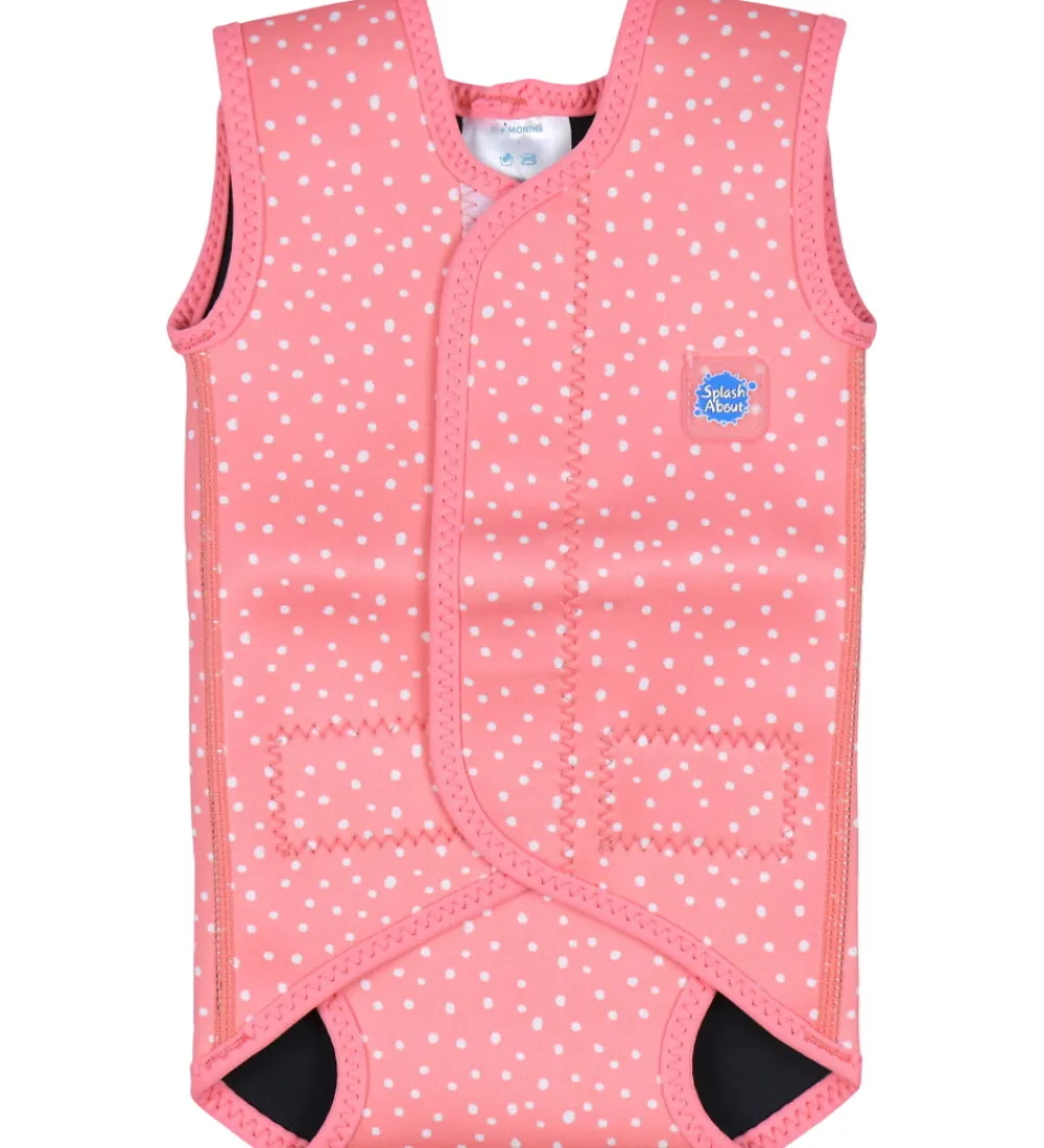 Svømmeveste|Svømning-Splash About Våddragt - Baby Wrap - Pink Dotty