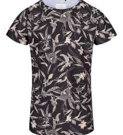 T-Shirts Og Toppe-Sofie Schnoor Sport by T-shirt - Louisa - Sort m. Mønster