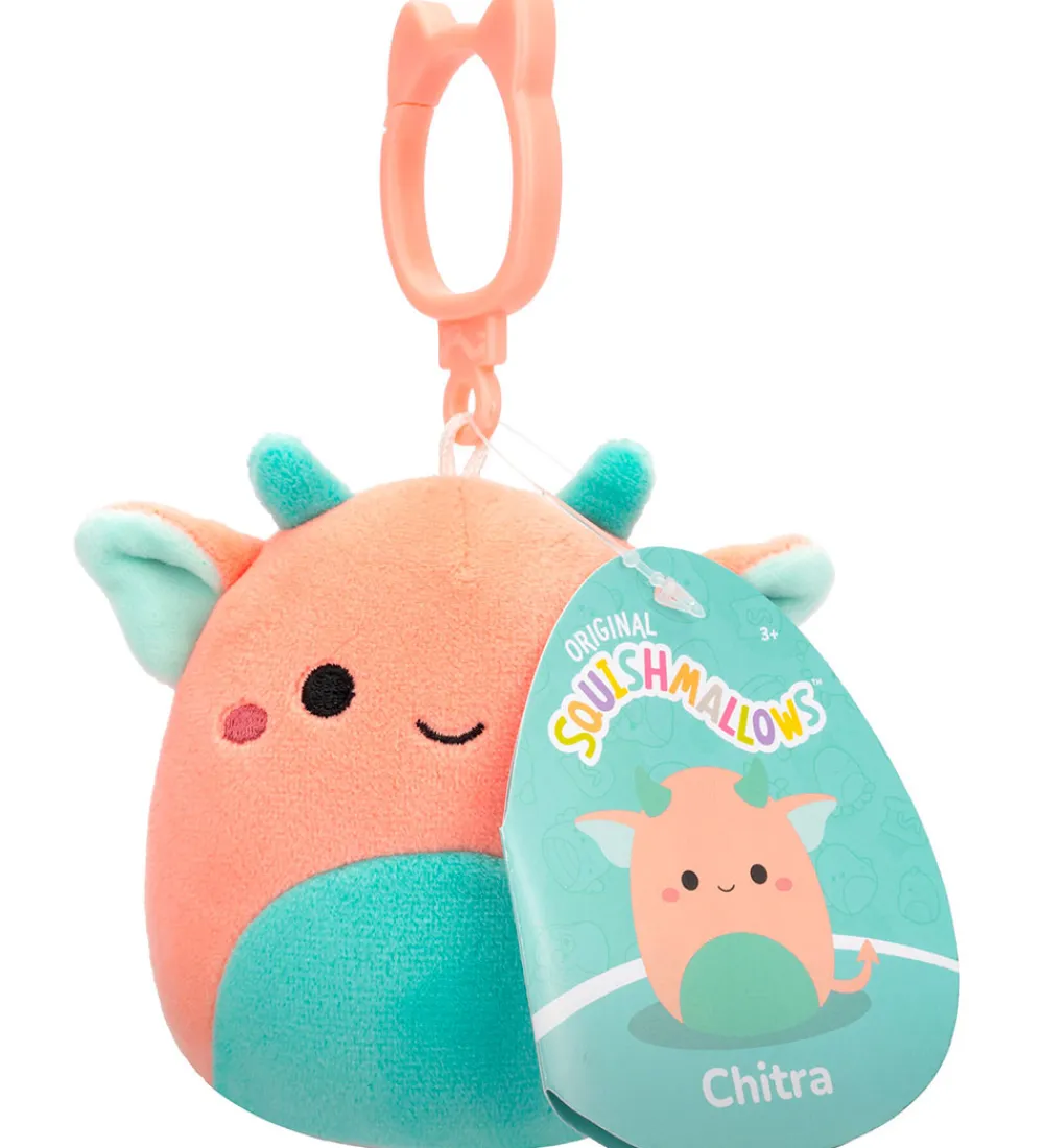 Squishmallows Nøgleringe*Bamse - 9cm - Chitra - Clip On