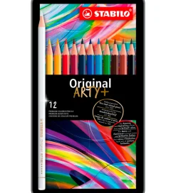 Tuscher Og Farver|Skriveredskaber-Stabilo Farveblyanter - Original Arty+ - 12 stk. - Multifarvet