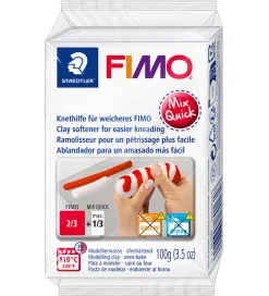 Staedtler Modellervoks*FIMO Modellervoks-blødgører - Mix Qiuck - 100 g - Hvid