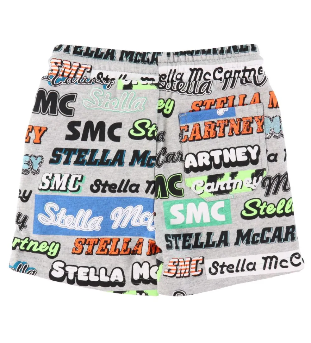 Stella McCartney Kids Sportsshorts*Shorts - Logo Sport - Gråmeleret m. Stella
