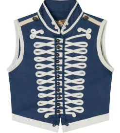 Veste-Stella McCartney Kids Vest - Navy m. Hvid