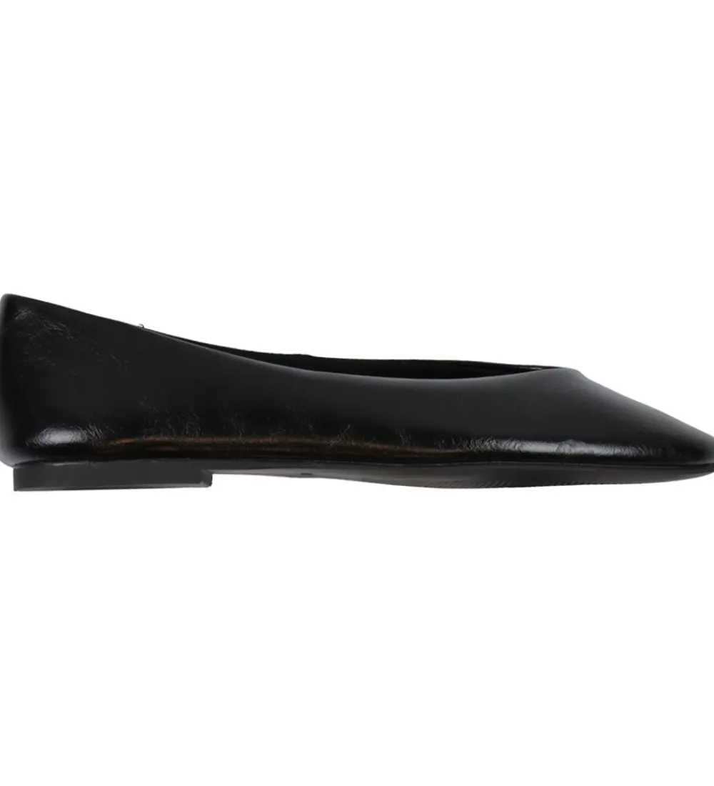 Steve Madden Ballerinaer*Ballerinasko - Darts - Black Action Leather