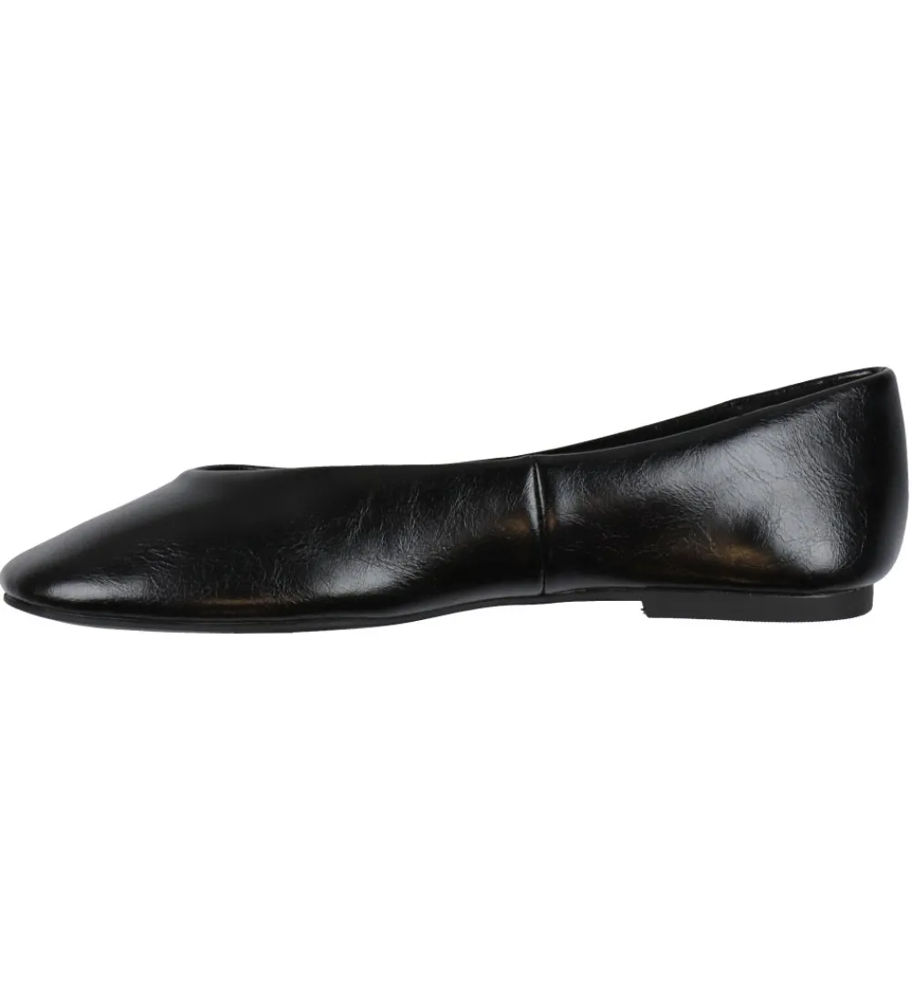 Steve Madden Ballerinaer*Ballerinasko - Darts - Black Action Leather