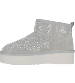 Bamsestøvler-Steve Madden Bamsestøvler - Clydes - Grey Stone