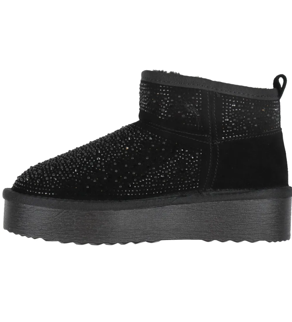 Steve Madden Bamsestøvler*Bamsestøvler - Clydes - Black Stone