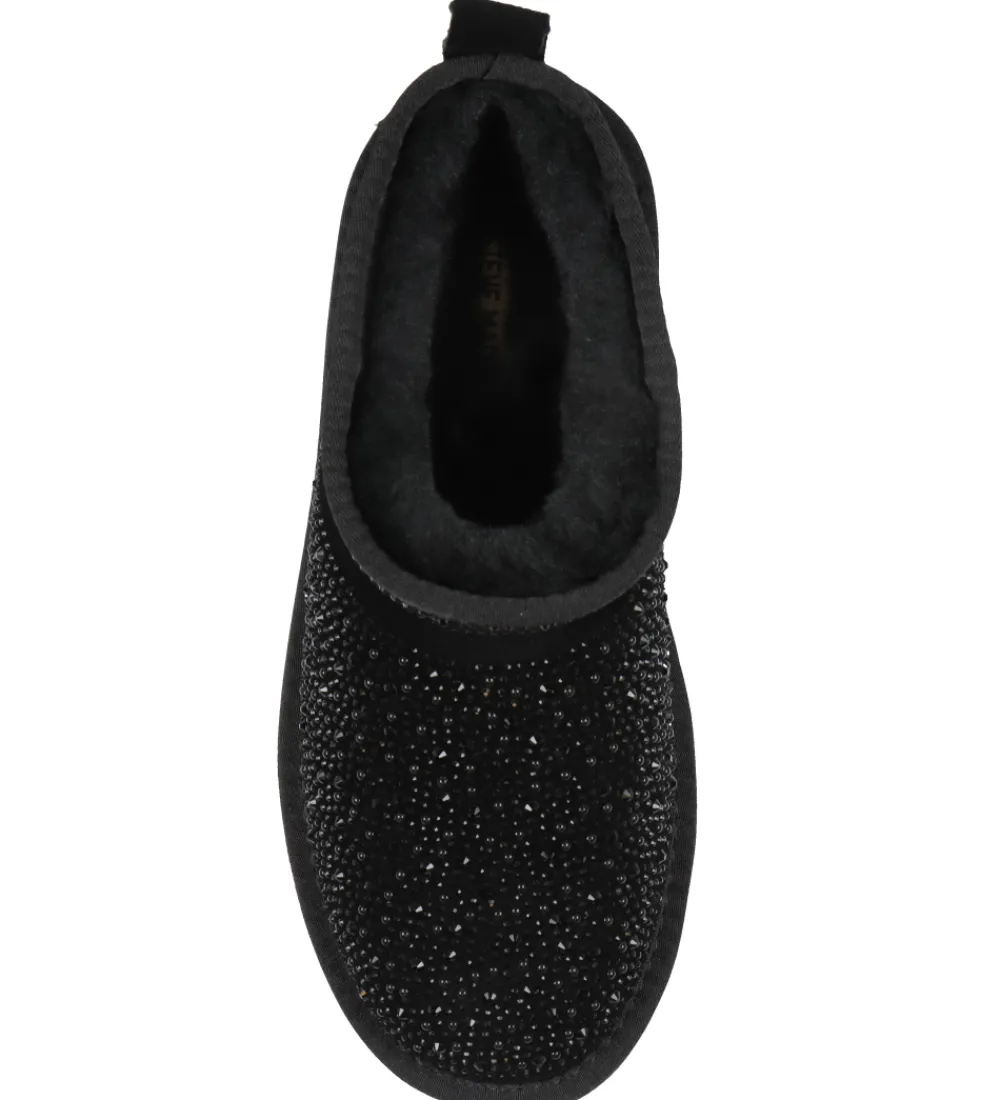 Steve Madden Bamsestøvler*Bamsestøvler - Clydes - Black Stone