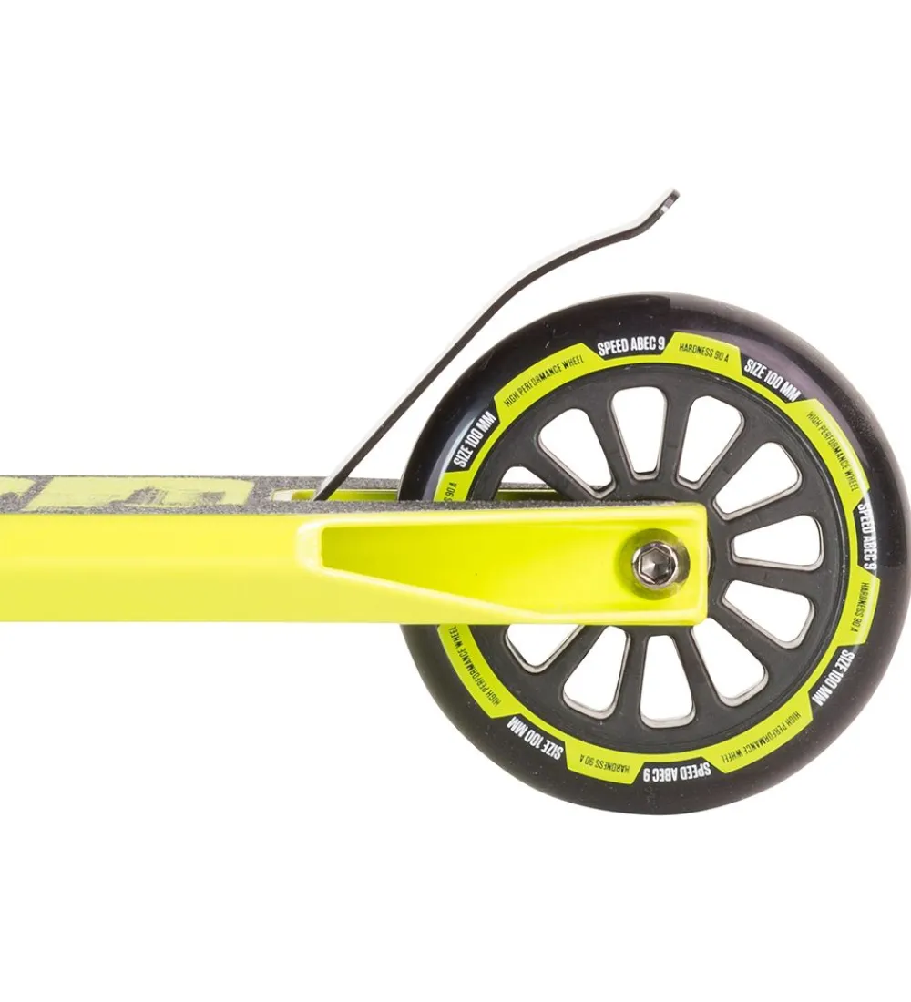 Stiga Løbehjul|Løbehjul*Løbehjul - Trick Scooter - Hood - Sort/Limegrøn