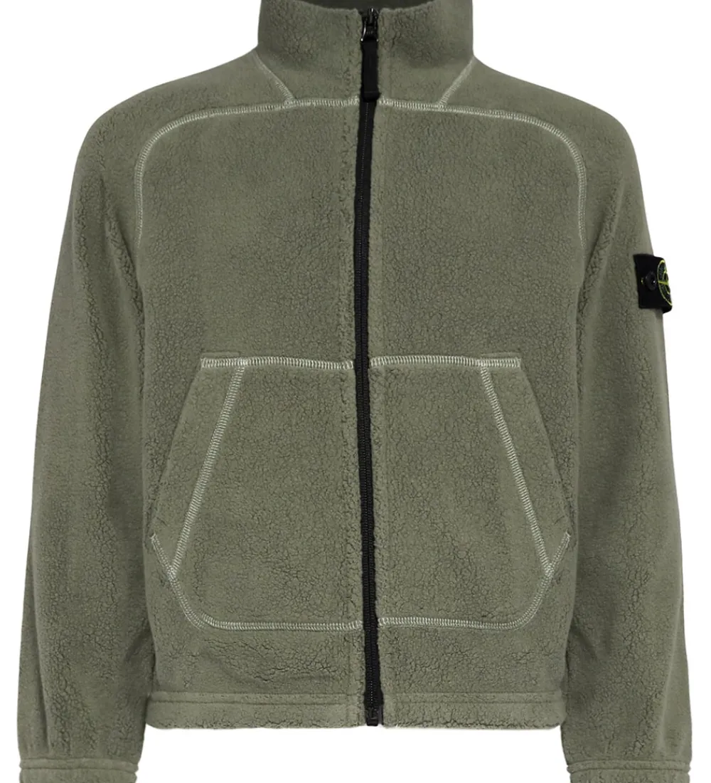 Stone Island Fleece*Fleecejakke - Military Green