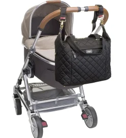 Storksak Pusletasker*Pusletaske - Stevie Quilt - Sort